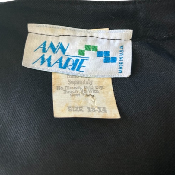 Vintage Ann Marie Asymmetrical Striped 80’s Top - Picture 10 of 11